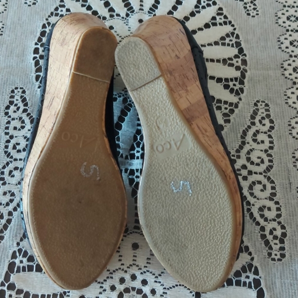 Black wedge heels - Picture 2 of 3